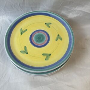 Vintage Caleca CAROUSEL Luncheon Plate 9 5/8"